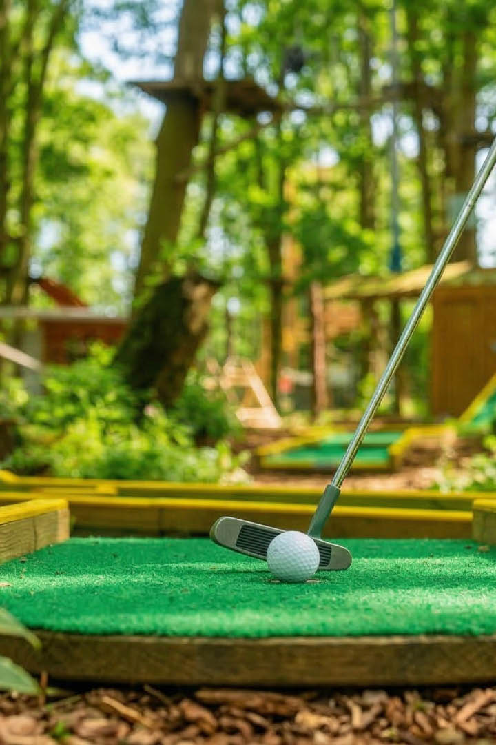 Nieuw: Minigolf bij Klimbos Harderwijk